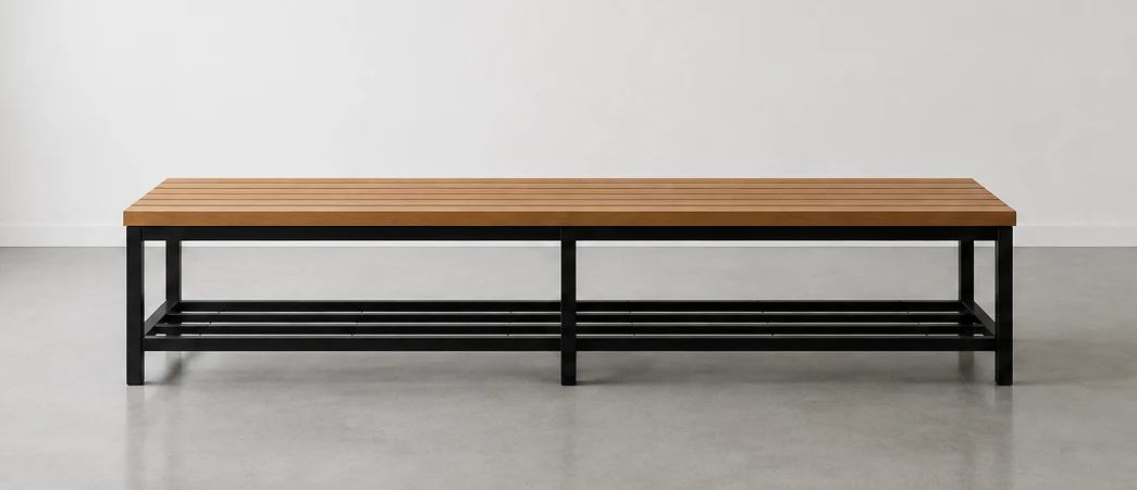 Lavička BENCH DUO s policí