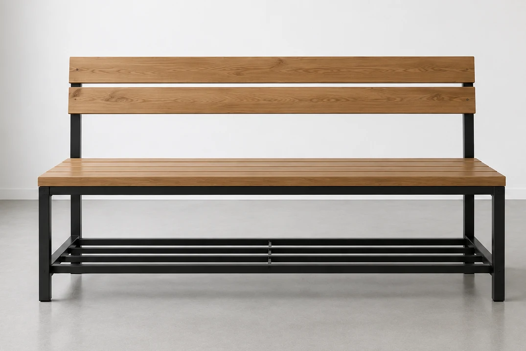Lavička BENCH FOUR s opěrkou